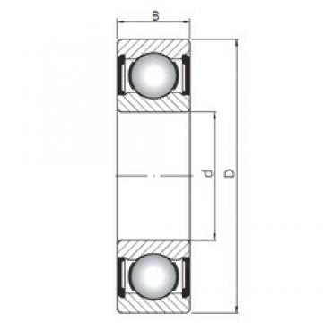 55 mm x 72 mm x 9 mm  ISO 61811 ZZ deep groove ball bearings