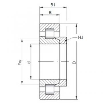 80 mm x 170 mm x 39 mm  ISO NH316 cylindrical roller bearings