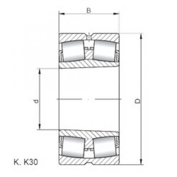 190 mm x 340 mm x 120 mm  ISO 23238 KW33 spherical roller bearings