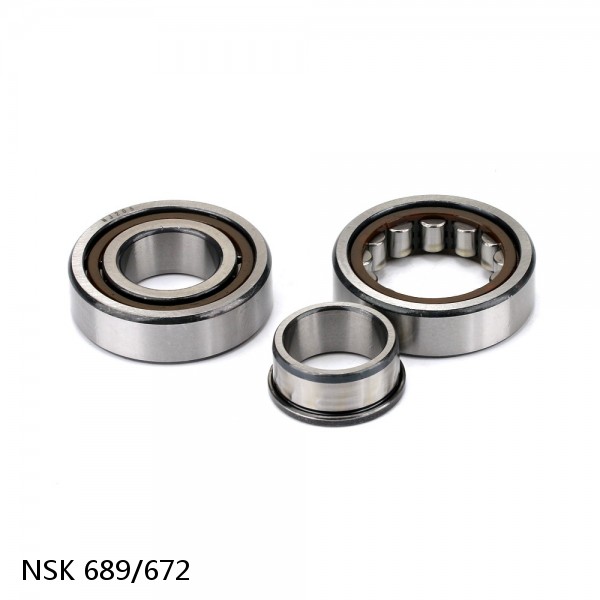 689/672 NSK Single row bearings inch