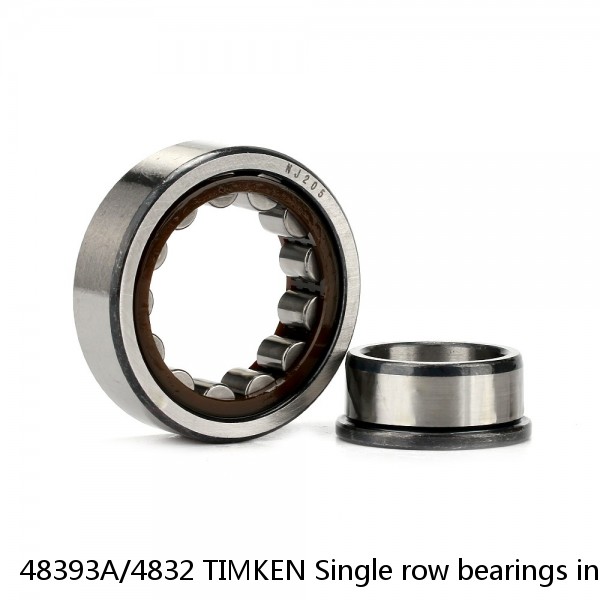 48393A/4832 TIMKEN Single row bearings inch