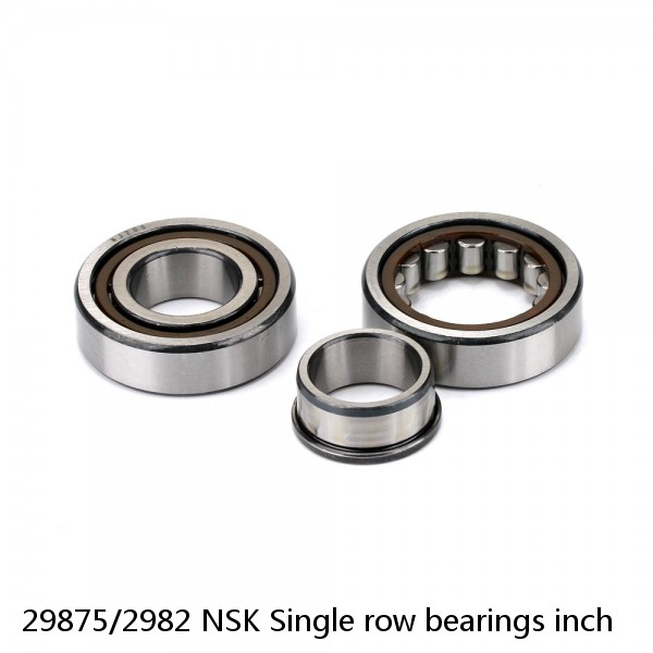 29875/2982 NSK Single row bearings inch