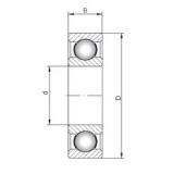 105 mm x 260 mm x 60 mm  ISO 6421 deep groove ball bearings